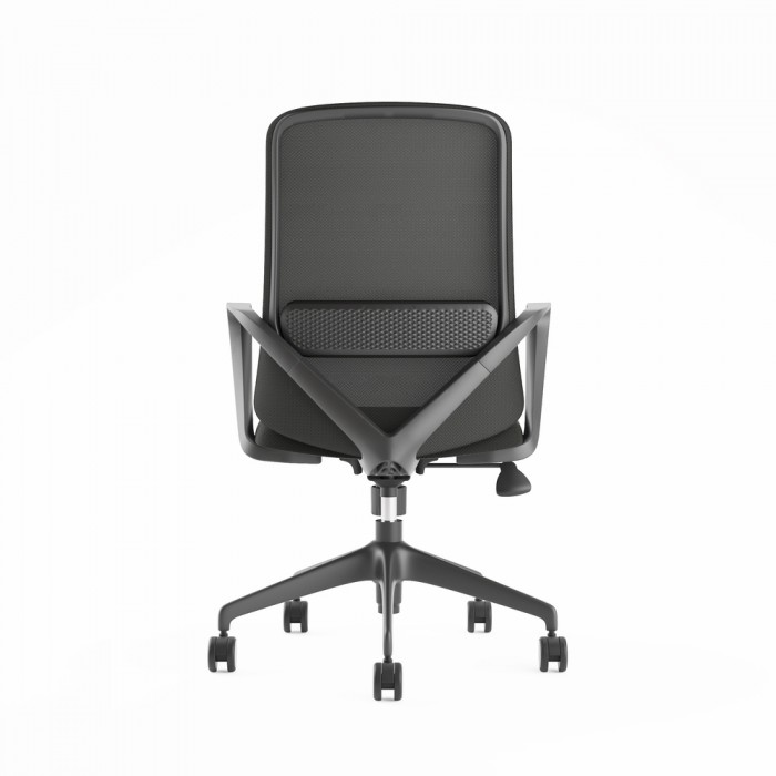 Chaise de bureau Agata gris clair - Bikkom