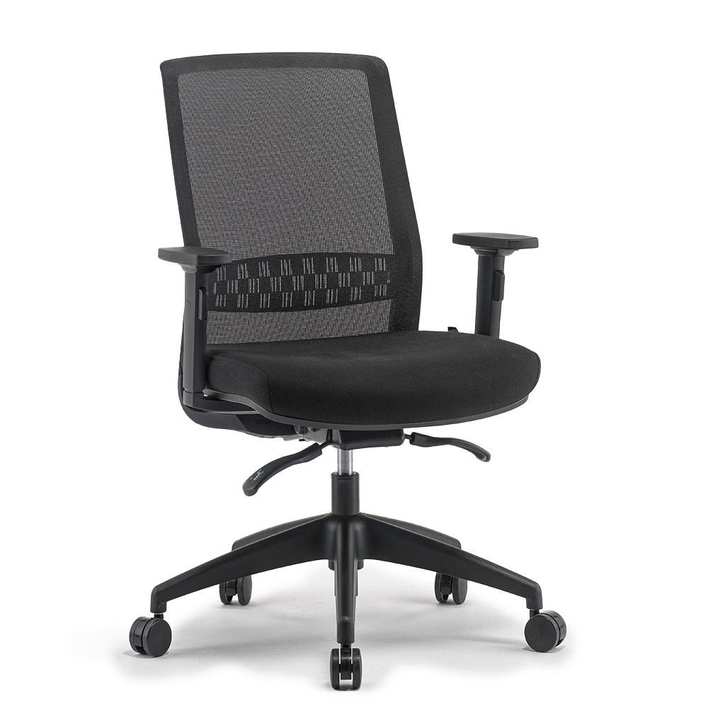 Ergonomische bureaustoel Gala Black - Bikkom