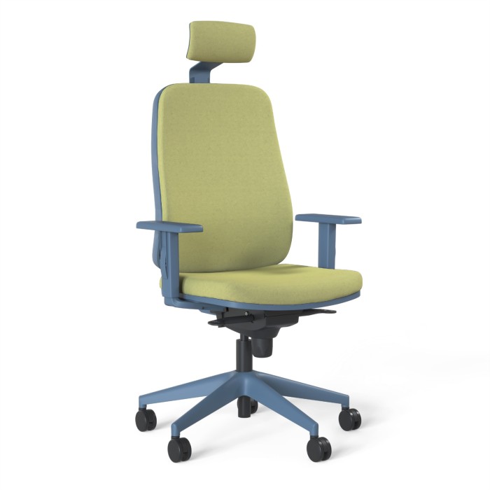 Ergonomische bureaustoel Lisa Gestoffeerd - Bikkom