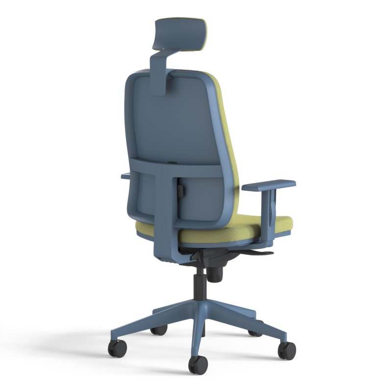 Ergonomische bureaustoel Lisa Gestoffeerd - Bikkom