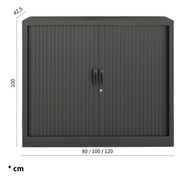 Dimensions armoire métallique Eris bas