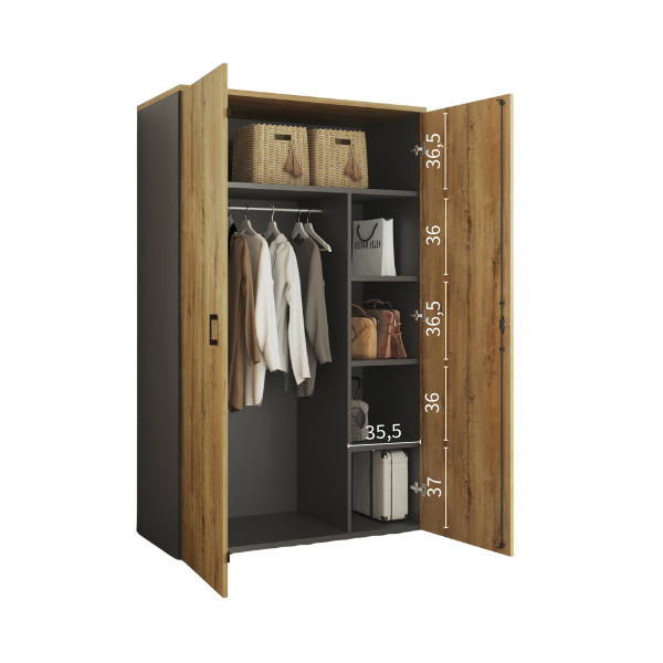 Intérieur armoire vestiaire Chronos