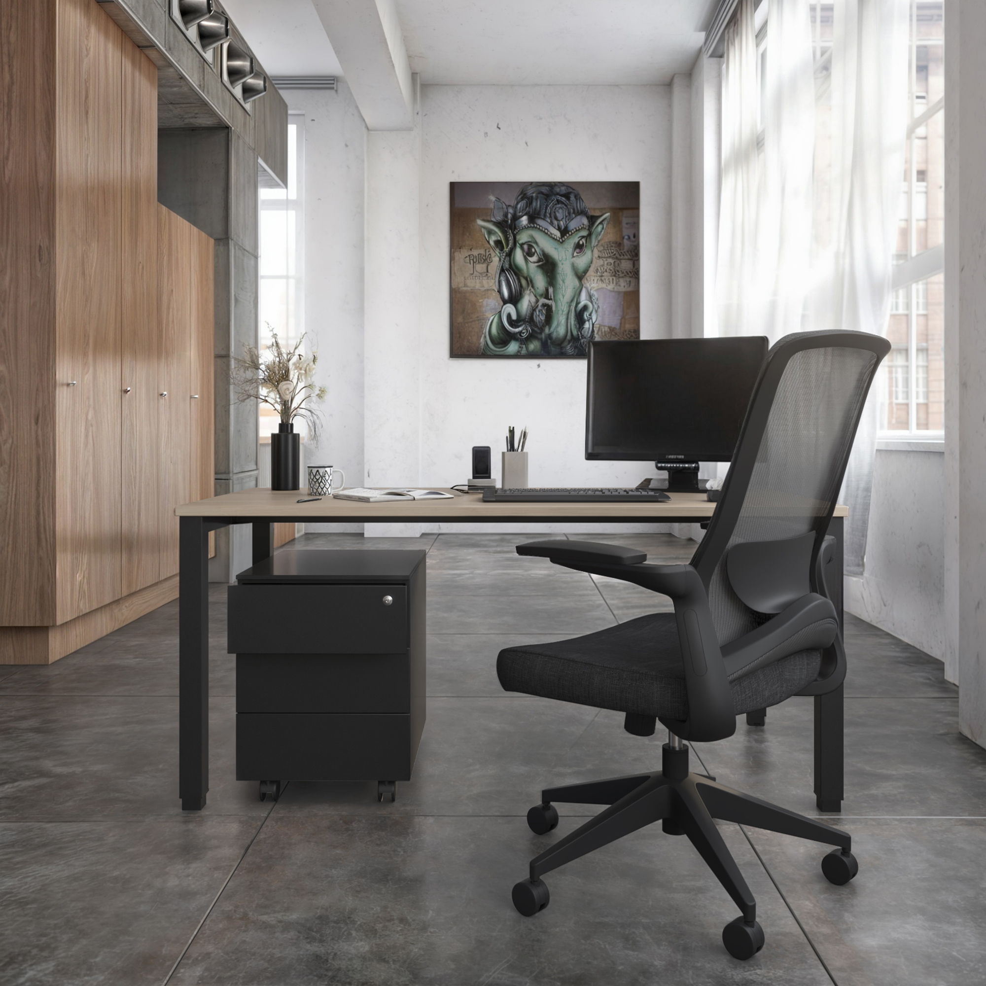 Pack Bureau Modus + Chaise + Caisson