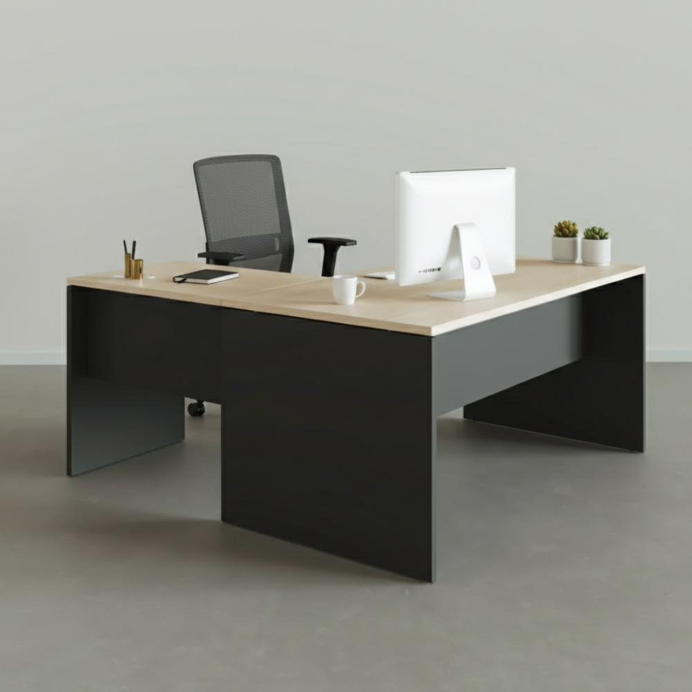 Pack Bureau d'angle Tarnos + Chaise